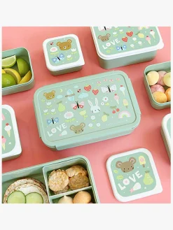 Spisetid|ALittleLovelyCompany A Little Lovely Company Bento Madkasse, Joy Grøn