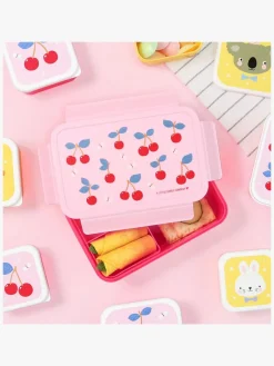 Spisetid|ALittleLovelyCompany A Little Lovely Company Bento Madkasse, Kirsebær Lyserød/Flerfarvet
