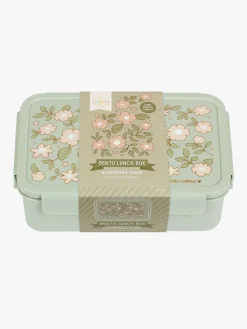 Spisetid|ALittleLovelyCompany A Little Lovely Company Bento Madkasse, Blomstersalvie Grøn
