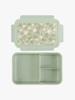 Spisetid|ALittleLovelyCompany A Little Lovely Company Bento Madkasse, Blomstersalvie Grøn