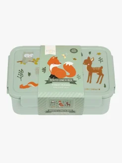 Spisetid|ALittleLovelyCompany A Little Lovely Company Bento Madkasse, Skovens Venner Grøn