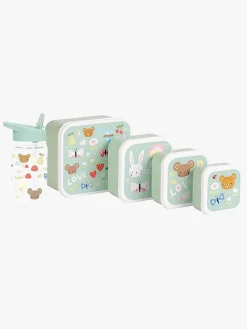 ALittleLovelyCompany Spisetid-A Little Lovely Company Madkasse & Flaske, Joy