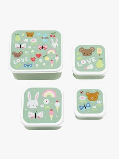 ALittleLovelyCompany Spisetid-A Little Lovely Company Madkasse & Flaske, Joy