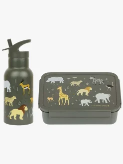 ALittleLovelyCompany A Little Lovely Company Madkasse & Flaske, Savanna