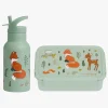 ALittleLovelyCompany Spisetid-A Little Lovely Company Madkasse & Flaske, Forest Friends