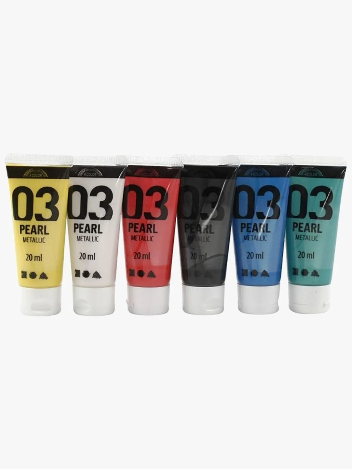 Acolor Kreativt Legetøj-A-color Akrylfarve Readymix Standardfarver