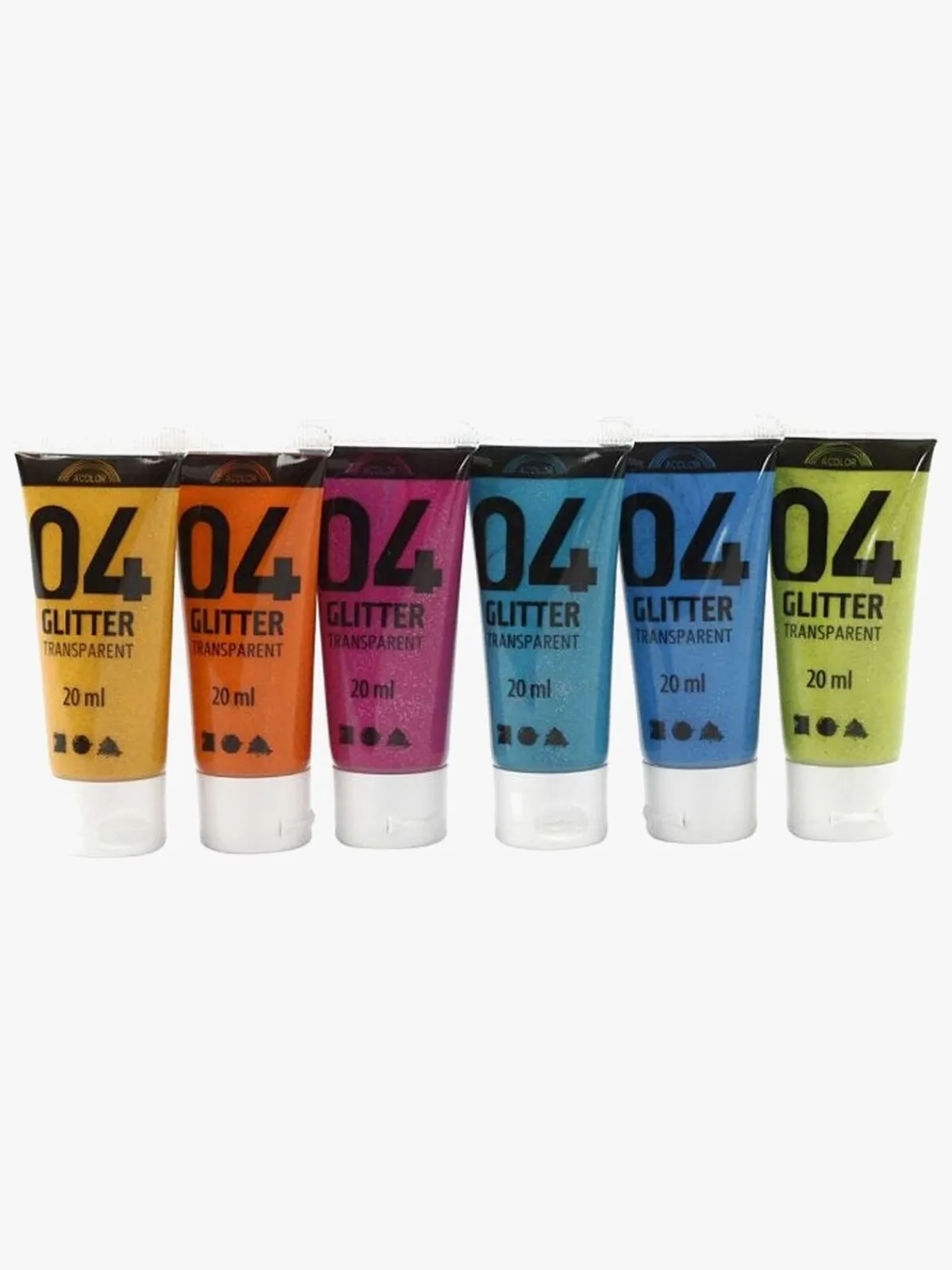 Acolor Kreativt Legetøj-A-color Glitterfarve Blandede Farver