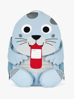 Børn Affenzahn Tasker-Large Friend Rygsæk 8L, Seal