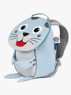 Tasker|Affenzahn Small Friend Rygsæk 4L, Seal Rød/Grå/Blå