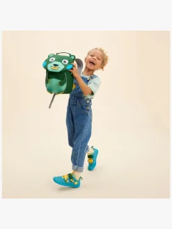 Tasker|Affenzahn Small Friend Rygsæk 4L, Creative Bear Limited Edition Grøn/Blå