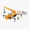 Udelegetøj|Legetøjsbiler & -Fartøjer|AlexGarage1 Alex's Garage Big Builder Kranbil