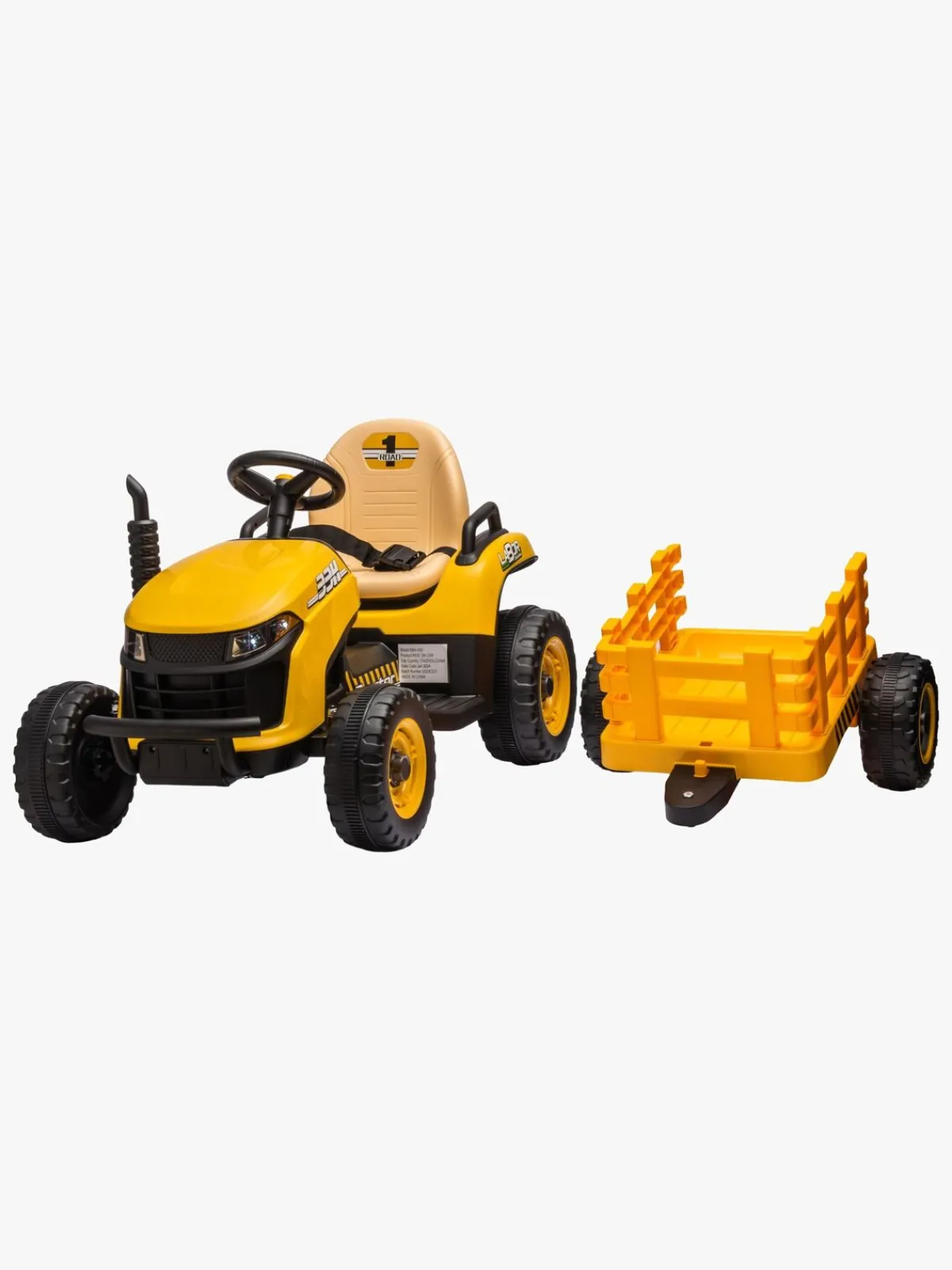 AlexGarage1 Alex's Garage Eltraktor med Trailer,