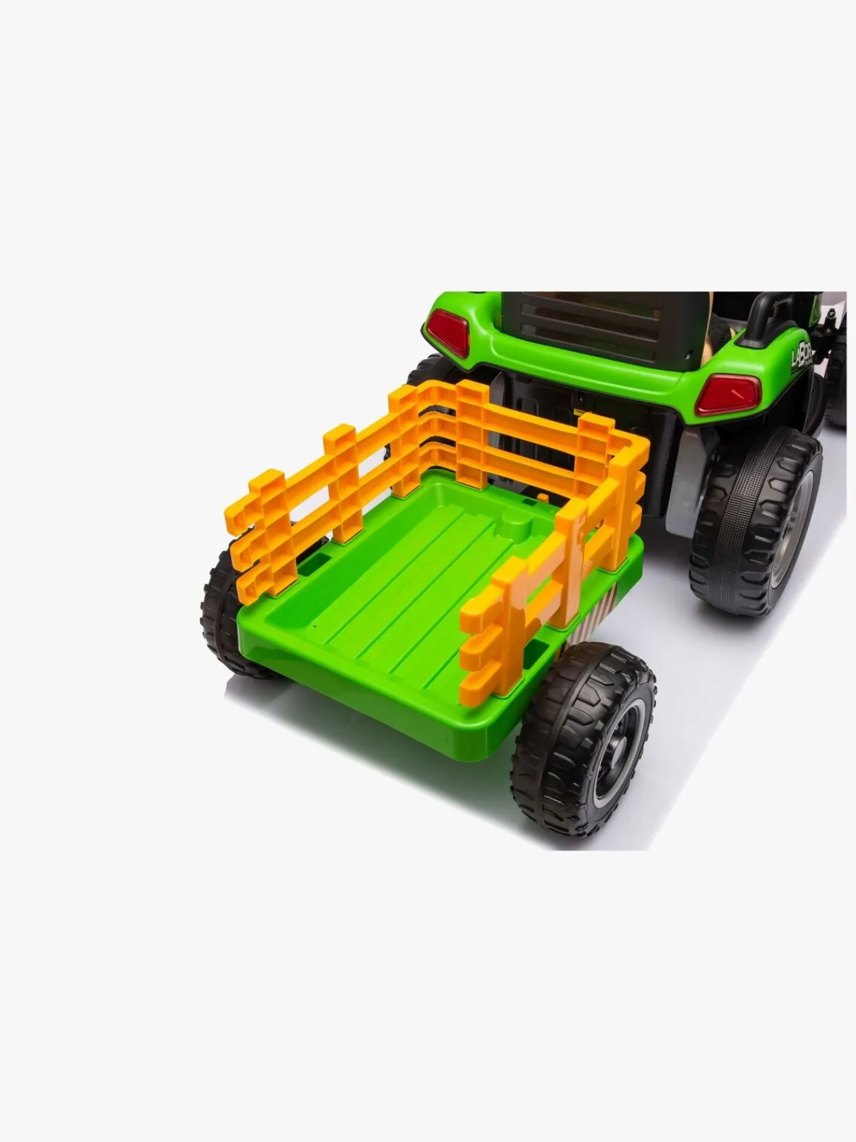 Elbiler & -Køretøjer|AlexGarage1 Alex's Garage Eltraktor med Trailer, Grøn Grøn