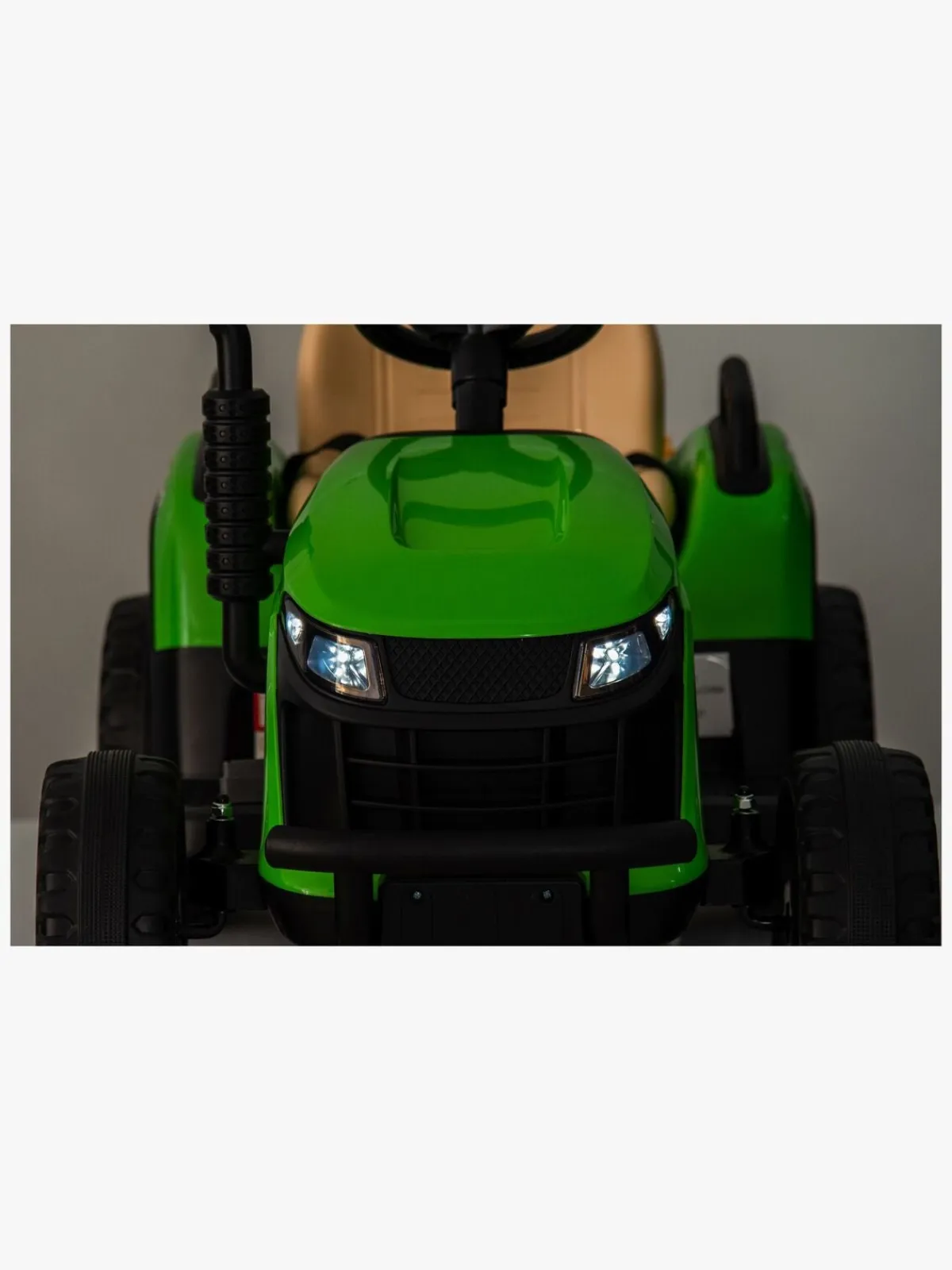 Elbiler & -Køretøjer|AlexGarage1 Alex's Garage Eltraktor med Trailer, Grøn Grøn