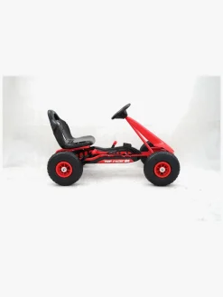 AlexGarage1 Pedal- & Gåbiler-Alex's Garage Pedalbil Gokart, Rød