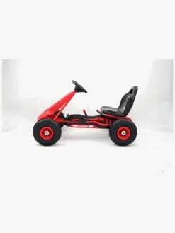 AlexGarage1 Pedal- & Gåbiler-Alex's Garage Pedalbil Gokart, Rød