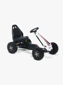 AlexGarage1 Pedal- & Gåbiler-Alex's Garage Pedalbil Go-kart, Hvid