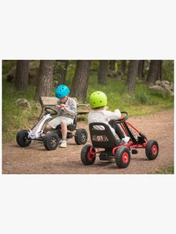 AlexGarage1 Pedal- & Gåbiler-Alex's Garage Pedalbil Go-kart, Hvid