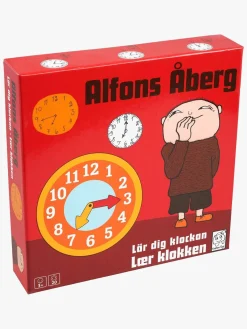 BarboToys Alfons Åberg Børnespil 20 Brikker Lær Klokken