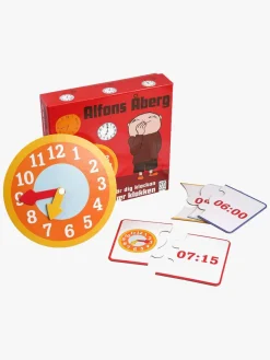 BarboToys Alfons Åberg Børnespil 20 Brikker Lær Klokken