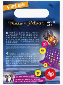 Spil & Puslespil|Alga Musse & Helium 4 På Stribe