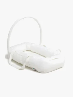 Børn AliceFox Børnesenge & Tilbehør-Alice & Fox ALBA Babynest med Håndtag, White Muslin