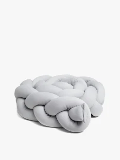 Børn AliceFox Alice & Fox ALEAH Flettet Sengerand 200cm, Light Grey