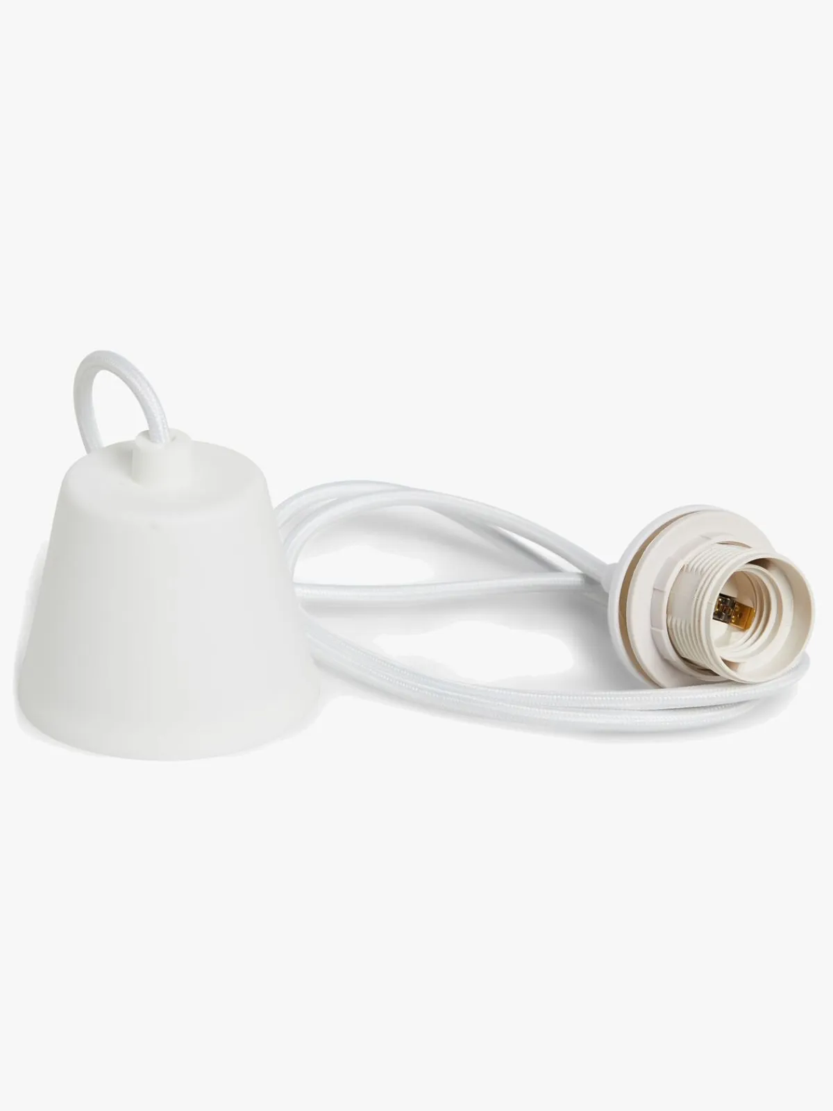 Lamper & Belysning|AliceFox Alice & Fox CORY Ledning til Lampe Tekstil, Hvid