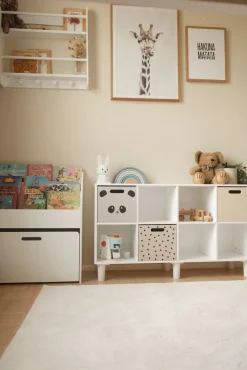 Børn AliceFox Alice & Fox DELTA Bogreol med Opbevaringskasse, Hvid