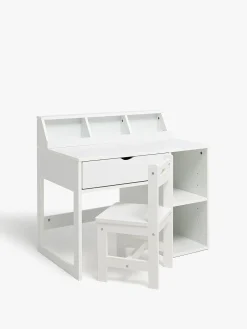 Børnemøbler|AliceFox Alice & Fox FAY Skrivebord med Stol, White Hvid