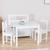 Børn AliceFox Børnemøbler-Alice & Fox LOVIS Bord & Stole + Sofa med Opbevaring, Hvid