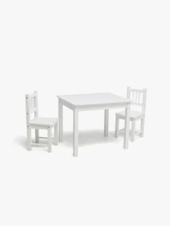 Børn AliceFox Børnemøbler-Alice & Fox LOVIS Bord & Stole + Sofa med Opbevaring, Hvid