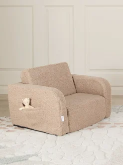 Børn AliceFox Børnemøbler-Alice & Fox MUSHY Foldbar Lænestol, Taupe Teddy