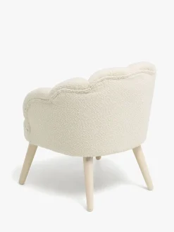 Børn AliceFox Børnemøbler-Alice & Fox Pearla Lænestol, Cream/Wood