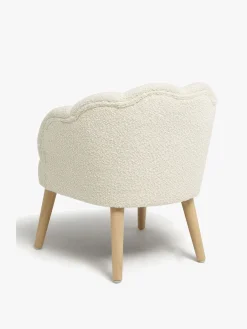 Børn AliceFox Børnemøbler-Alice & Fox Pearla Lænestol, Cream/Wood