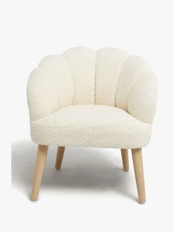Børn AliceFox Børnemøbler-Alice & Fox Pearla Lænestol, Cream/Wood