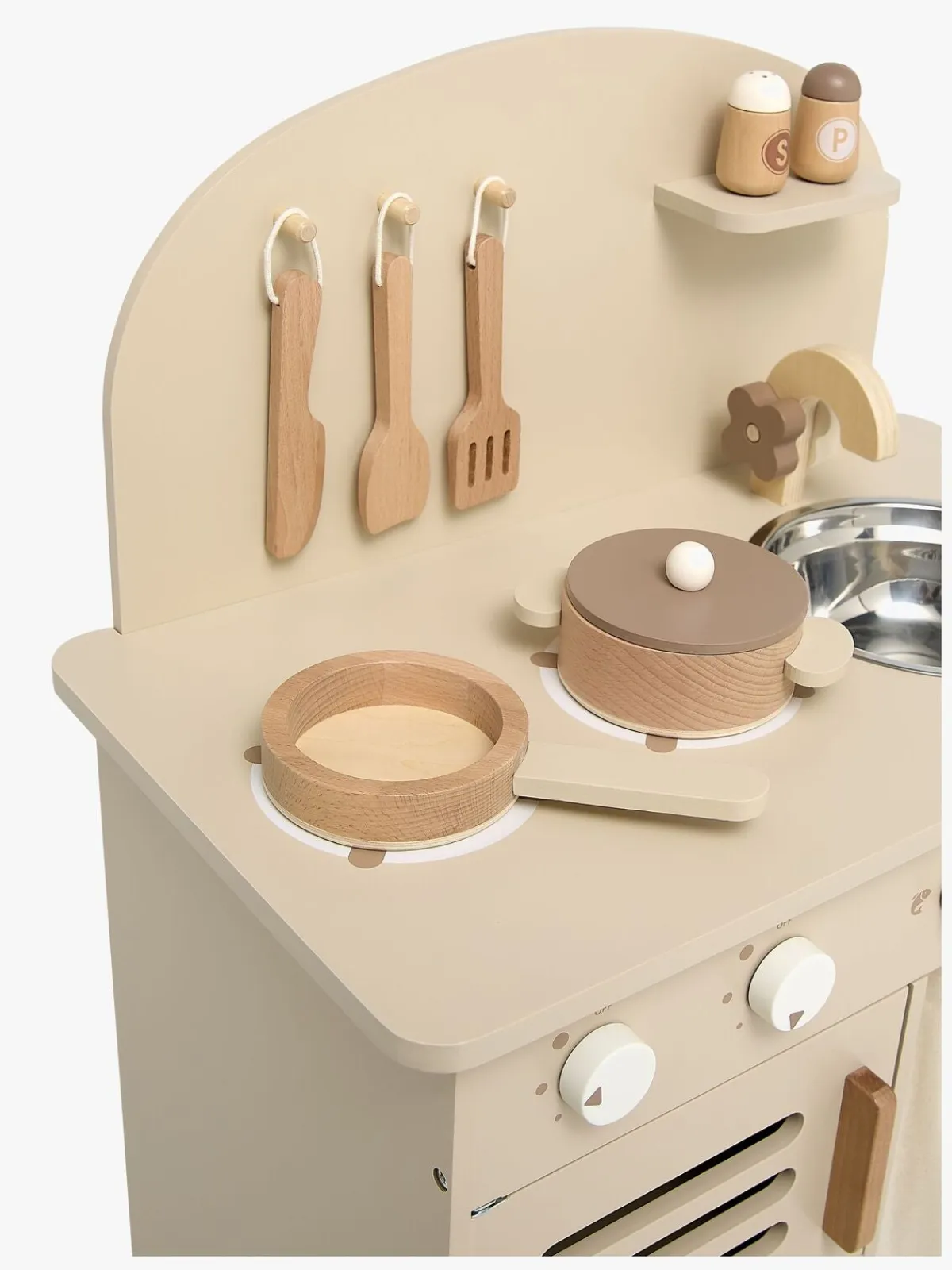 AliceFox Rolleleg-Alice & Fox Retro Køkken Sæt, Beige