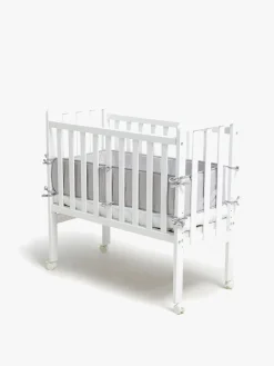 Børn AliceFox Alice & Fox Sengerand Bedside Crib, Soft Grey