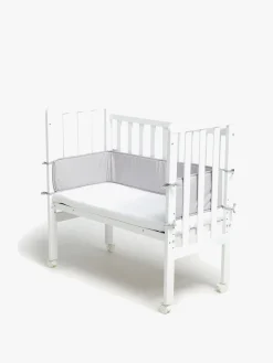 Børn AliceFox Alice & Fox Sengerand Bedside Crib, Soft Grey