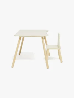 Børn AliceFox Børnemøbler-Alice & Fox Skrivebord med Stol Kat, Lysegul