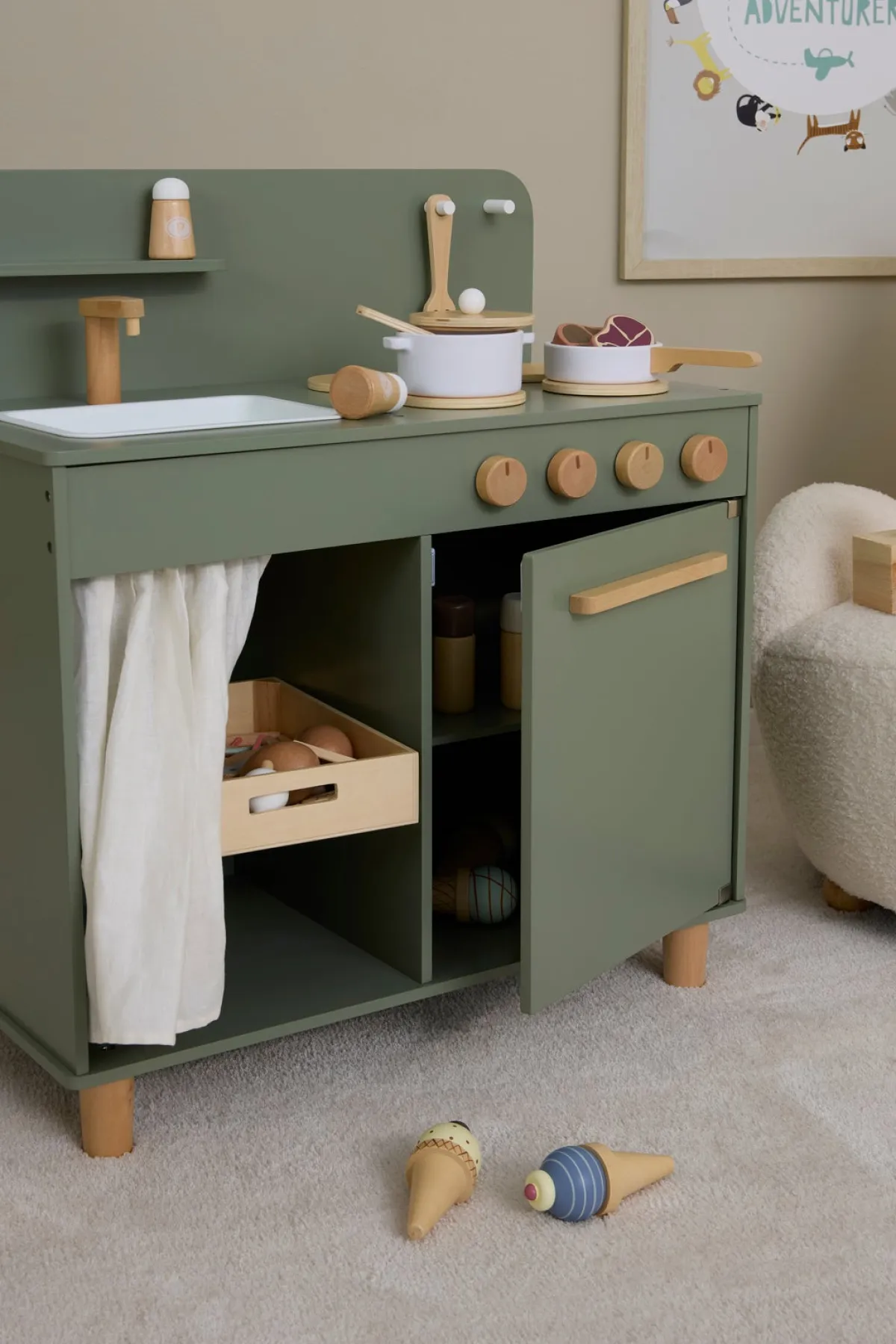 AliceFox Rolleleg-Alice & Fox Vintage Legekøkken, Mintgrøn