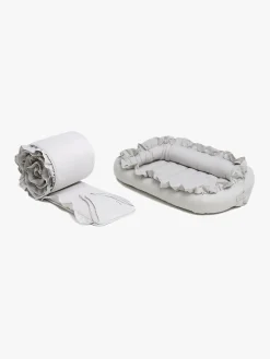 Børn AliceFox Sengetøj-Alice & Fox FREYA Sengerand inkl Babynest, Grå