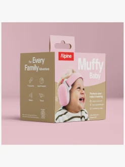 Alpine Sikkerhed-Muffy Baby Høreværn, Rose Pink