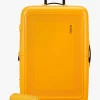 Børn AmericanTourister American Tourister Dashpop Kuffert 104-121L & Toilettaske POP, Golden Yellow
