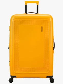Børn AmericanTourister American Tourister Dashpop Kuffert 104-121L & Toilettaske POP, Golden Yellow