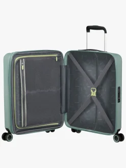 Tasker|AmericanTourister American Tourister Dynabelt Spinner Kuffert 36L, Misty Green
