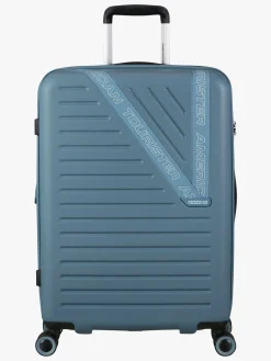 Børn AmericanTourister American Tourister Dynabelt Spinner Kuffert 68L, Rainstorm Blue