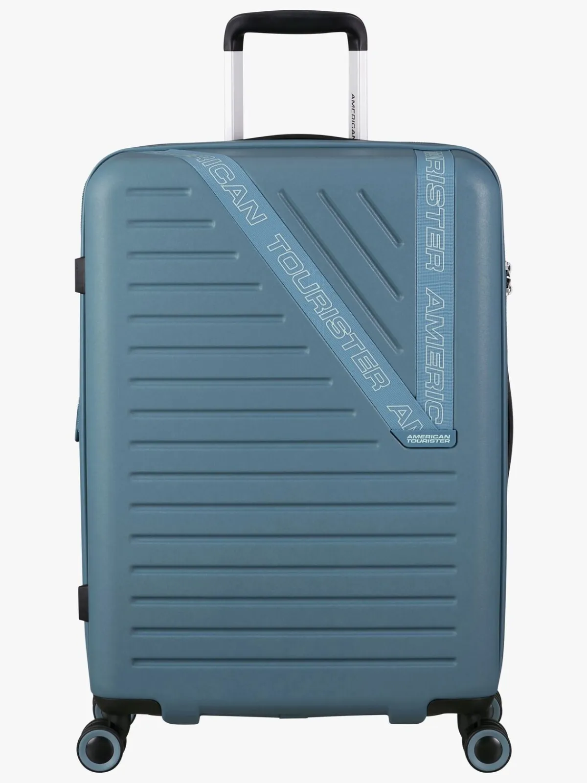 Børn AmericanTourister American Tourister Dynabelt Spinner Kuffert 68L, Rainstorm Blue