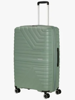 Børn AmericanTourister American Tourister Flytwist Kuffert 101-117L, Botanic Green