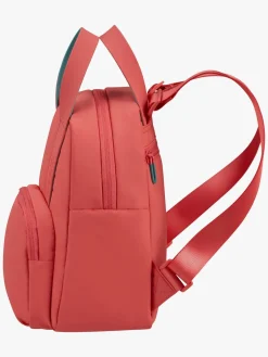Tasker|AmericanTourister American Tourister Puffy POP Mini Rygsæk S 8,5L, Sunset Coral Orange/Grøn